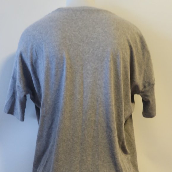 SCOOP NYC GREY SHORT SLEEVE T-SHIRT TOP S * - Picture 5 of 7